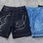 Male jeans shorts